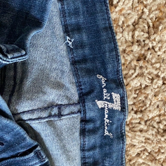 7 For All Man Kind Skinny Jean size 26 - Picture 3 of 4